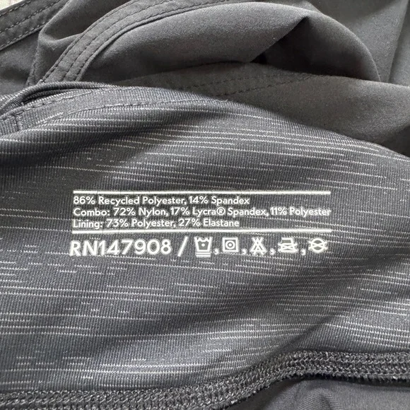 Outdoor Voices Running Shorts Black Built-In Liner Women's Large - Picture 4 of 9